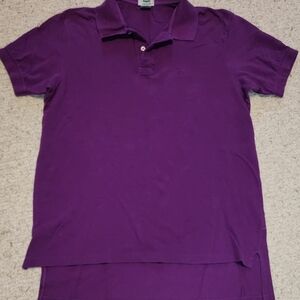 Izod Lacoste Purple Cotton Polo